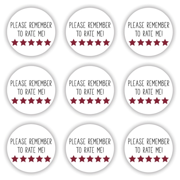 96 Posh Packaging Sticker Labels 2" Round Poshmark - Picture 3 of 5